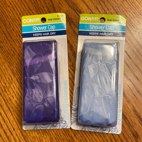 New 2 CONAIR Large Shower Caps - Picture 2 of 7